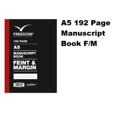 Freedom 192 pages A5 Manuscript Books F/M 